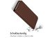 Accezz Premium Leather Slim Bookcase iPhone 14 - Bruin