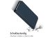 Accezz Premium Leather Slim Bookcase iPhone 14 - Donkerblauw