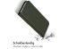 Accezz Premium Leather Slim Bookcase iPhone 14 - Groen