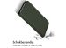 Accezz Premium Leather Slim Bookcase iPhone 14 Plus - Groen