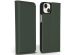 Accezz Premium Leather Slim Bookcase iPhone 14 Plus - Groen