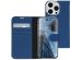 Accezz Wallet Softcase Bookcase iPhone 14 Pro - Donkerblauw