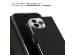Selencia Echt Lederen Bookcase iPhone 14 Pro Max - Zwart
