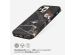 Selencia Aurora Fashion Backcover iPhone 12 (Pro) - Duurzaam hoesje - 100% gerecycled - Zwart Marmer