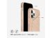 Selencia Aurora Fashion Backcover iPhone 12 (Pro) - Duurzaam hoesje - 100% gerecycled - Earth Leaf Beige