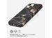 Selencia Aurora Fashion Backcover iPhone 13 - Duurzaam hoesje - 100% gerecycled - Zwart Marmer