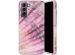 Selencia Aurora Fashion Backcover Samsung Galaxy S21 - Duurzaam hoesje - 100% gerecycled - Ocean Shell Purple