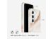 Selencia Aurora Fashion Backcover Samsung Galaxy S22 - Duurzaam hoesje - 100% gerecycled - Wit Marmer