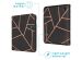 iMoshion Design Slim Hard Case Sleepcover met stand Kobo Libra 2 / Tolino Vision 6 - Black Graphic