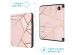 iMoshion Design Slim Hard Case Sleepcover met stand Kobo Libra 2 / Tolino Vision 6 - Pink Graphic