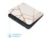 iMoshion Design Slim Hard Case Sleepcover met stand Kobo Libra 2 / Tolino Vision 6 - White Graphic