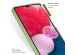 Accezz Liquid Silicone Backcover Samsung Galaxy A13 (4G) - Groen