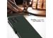 Selencia Echt Lederen Bookcase Samsung Galaxy A13 (4G) - Groen