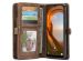 CaseMe Luxe Lederen 2 in 1 Portemonnee Bookcase Samsung Galaxy A13 (5G) / A04s - Bruin