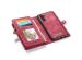 CaseMe Luxe Lederen 2 in 1 Portemonnee Bookcase Samsung Galaxy A13 (5G) / A04s - Rood