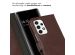 Selencia Echt Lederen Bookcase Samsung Galaxy A53 - Bruin