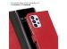 Selencia Echt Lederen Bookcase Samsung Galaxy A33 - Rood