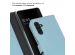 Selencia Echt Lederen Bookcase Samsung Galaxy A13 (5G) / A04s - Air Blue