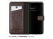 Selencia Echt Lederen Bookcase Samsung Galaxy A13 (5G) / A04s - Bruin