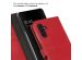 Selencia Echt Lederen Bookcase Samsung Galaxy A13 (5G) / A04s - Rood