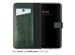 Selencia Echt Lederen Bookcase Samsung Galaxy A13 (5G) / A04s - Groen