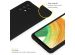 Accezz Liquid Silicone Backcover Samsung Galaxy A33 - Zwart