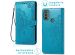 iMoshion Mandala Bookcase Motorola Moto E30 / E40 - Turquoise
