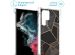 iMoshion Design hoesje met koord Samsung Galaxy S22 Ultra - Grafisch Koper - Zwart / Goud