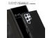 Selencia Echt Lederen Bookcase Samsung Galaxy S22 Ultra - Zwart
