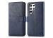 iMoshion Luxe Booktype Samsung Galaxy S22 Ultra - Donkerblauw
