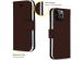 Accezz Wallet Softcase Bookcase iPhone 13 Pro - Donkerbruin