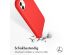 Accezz Liquid Silicone Backcover iPhone 11 - Rood