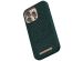 Njorð Collections Salmon Leather MagSafe Case iPhone 13 Pro - Dark Green