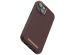 Njorð Collections Genuine Leather MagSafe Case iPhone 14 - Dark Brown