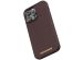 Njorð Collections Genuine Leather MagSafe Case iPhone 14 Pro Max - Dark Brown