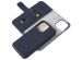Decoded 2 in 1 Leather Detachable Wallet iPhone 13 Pro - Donkerblauw