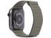 Decoded Magnet Strap echt lederen bandje Apple Watch Series 1-9 / SE - 38/40/41 mm - Olive