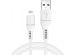 iMoshion Lightning naar USB kabel - Non-MFi - Gevlochten textiel - 2 meter - Wit