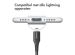 Accezz Lightning naar USB kabel - MFi certificering - 1 meter - Zwart