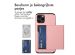 iMoshion Backcover met pasjeshouder iPhone 12 (Pro) - Rosé Goud