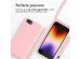 iMoshion Siliconen hoesje met koord iPhone SE (2022 / 2020) / 8 / 7 - Roze