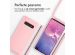 iMoshion Siliconen hoesje met koord Samsung Galaxy S10 Plus - Roze