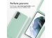 iMoshion Siliconen hoesje met koord Samsung Galaxy S21 Plus - Mintgroen