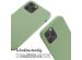 iMoshion Siliconen hoesje met koord iPhone 12 (Pro) - Groen