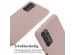 iMoshion Siliconen hoesje met koord Samsung Galaxy A13 (4G) - Sand Pink