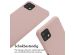 iMoshion Siliconen hoesje met koord Samsung Galaxy A22 (5G) - Sand Pink