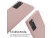 iMoshion Siliconen hoesje met koord Samsung Galaxy S20 FE - Sand Pink
