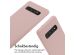 iMoshion Siliconen hoesje met koord Samsung Galaxy S10 - Sand Pink
