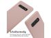 iMoshion Siliconen hoesje met koord Samsung Galaxy S10 Plus - Sand Pink