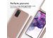 iMoshion Siliconen hoesje met koord Samsung Galaxy S20 - Sand Pink